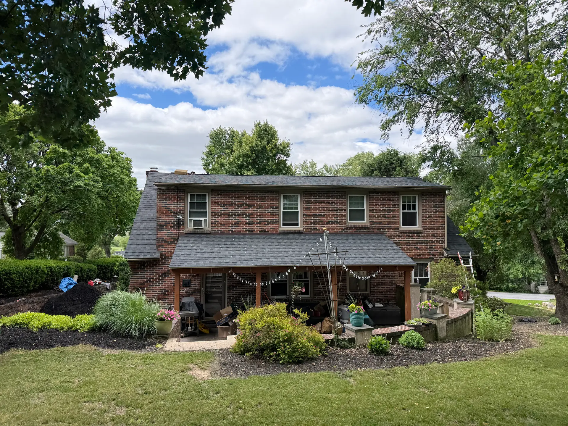 Lancaster County home with a freshly installed roof by Quietstorm Exteriors